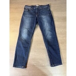 Lucky Brand Ava Mid Rise Skinny Jeans Womens 10/30 Dark Wash Denim Blue Pants